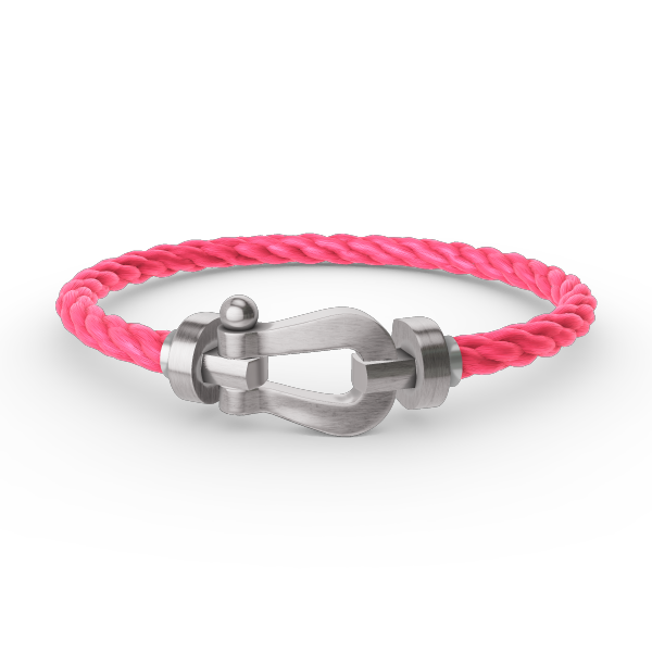 [：Polaidi Jewelry]ホースシューブレスレット（ダイヤモンドなし）ラージ シルバー
