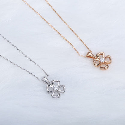 [Polaidi Jewelry]FIOREVER NECKLACE DIAMOND CENTER