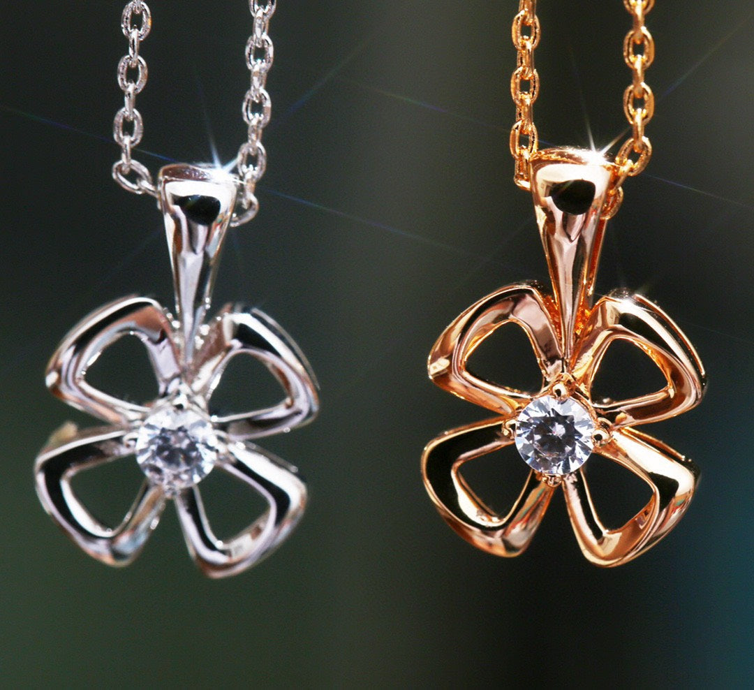 [Polaidi Jewelry]FIOREVER NECKLACE DIAMOND CENTER