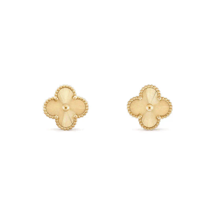 [：Polaidi Jewelry]CLOVER MEDIUM 1 MOTIFS LASER EARRINGS