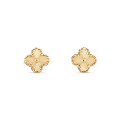[Polaidi Jewelry]CLOVER MEDIUM 1 MOTIFS LASER EARRINGS