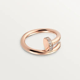 [：ポライディジュエリー]ジュスト リング 2.65MM ピンクゴールド ダイヤモンド