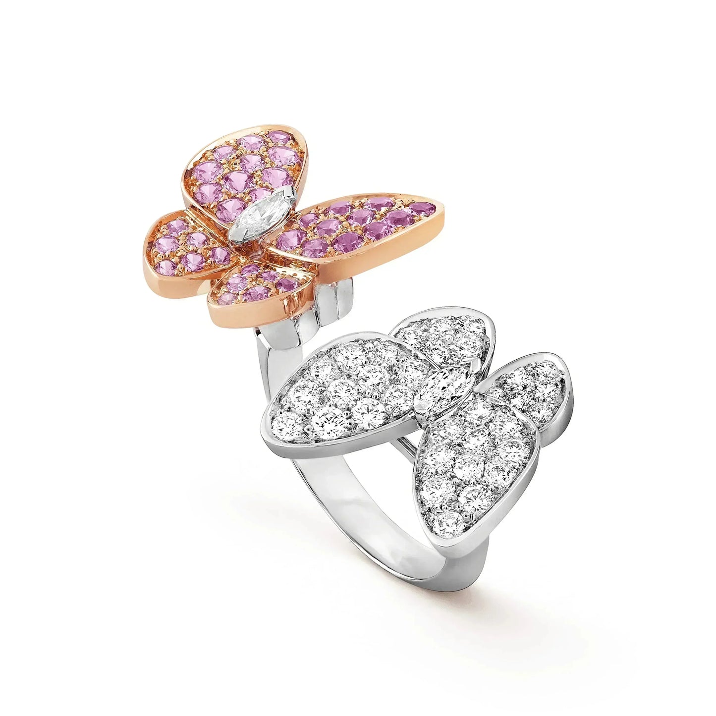[：Polaidi Jewelry]TWIN BUTTERFLY DIAMOND RING